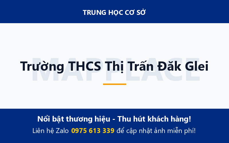 Trường THCS Thị Trấn Đăk Glei
