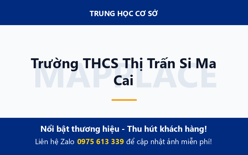 Trường THCS Thị Trấn Si Ma Cai