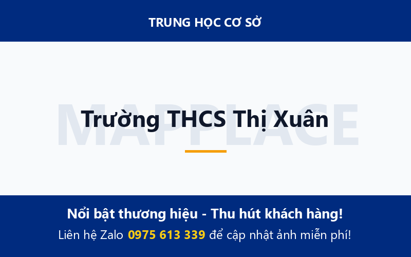 Trường THCS Thị Xuân