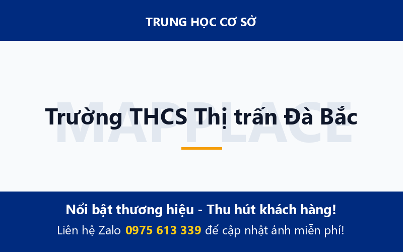 Trường THCS Thị trấn Đà Bắc