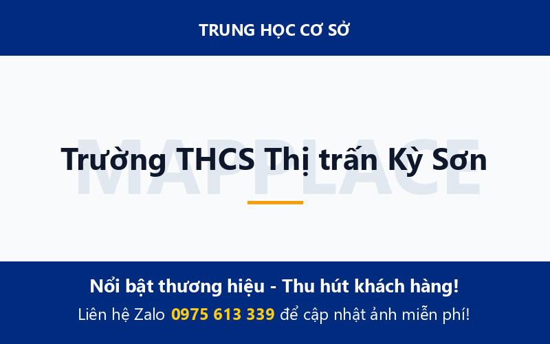Trường THCS Thị trấn Kỳ Sơn