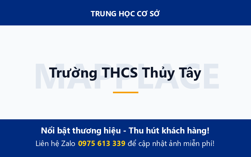 Trường THCS Thủy Tây