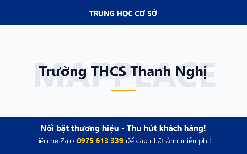 Trường THCS Thanh Nghị