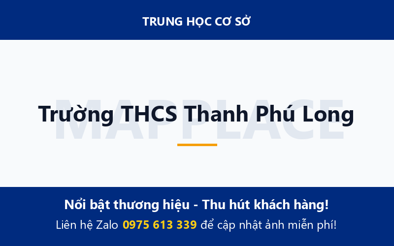 Trường THCS Thanh Phú Long