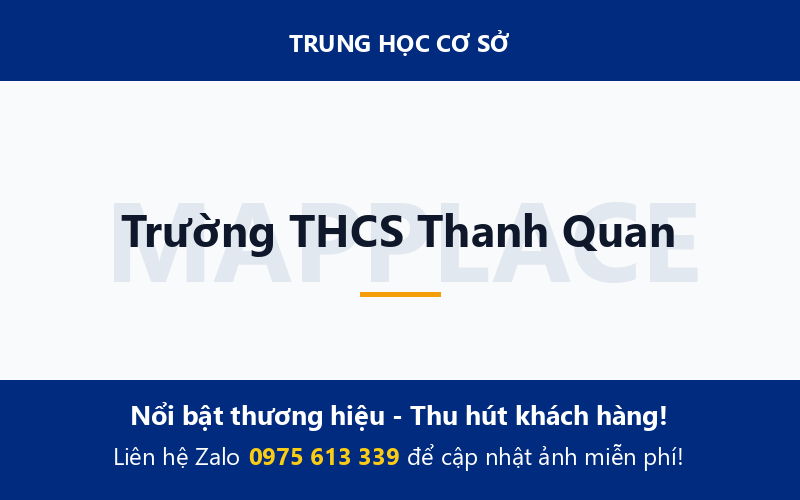 Trường THCS Thanh Quan