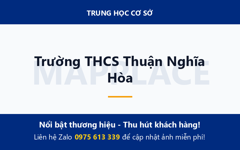 Trường THCS Thuận Nghĩa Hòa