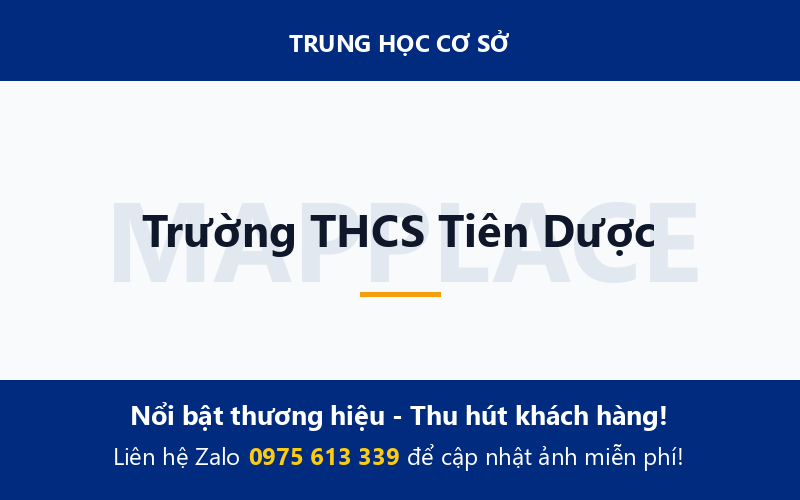 Trường THCS Tiên Dược