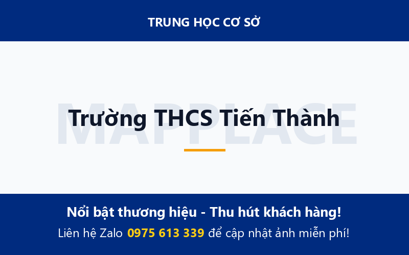 Trường THCS Tiến Thành