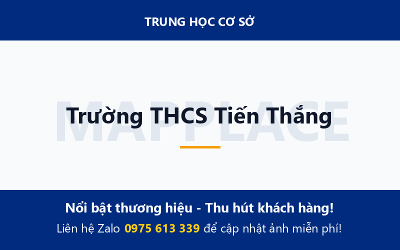 Trường THCS Tiến Thắng