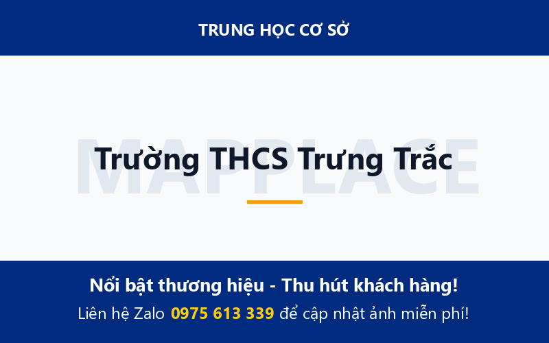 Trường THCS Trưng Trắc