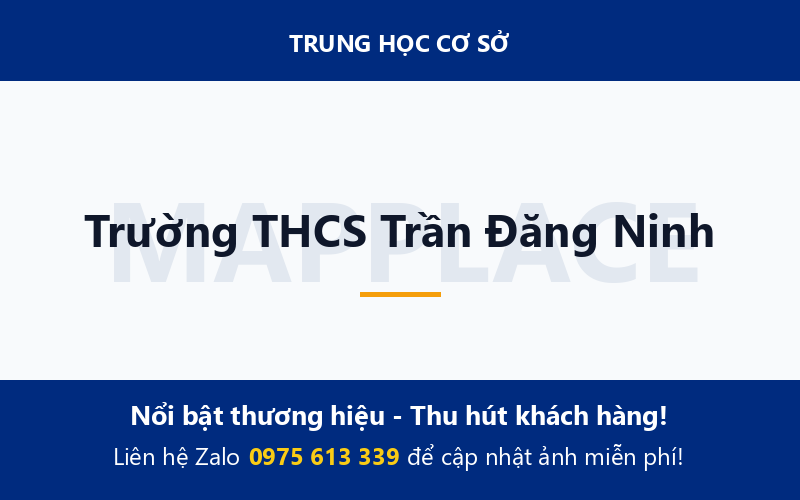 Trường THCS Trần Đăng Ninh