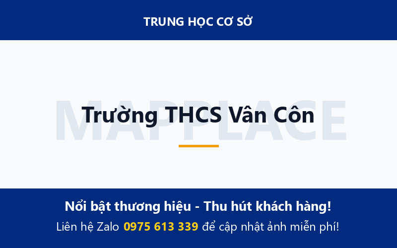 Trường THCS Vân Côn