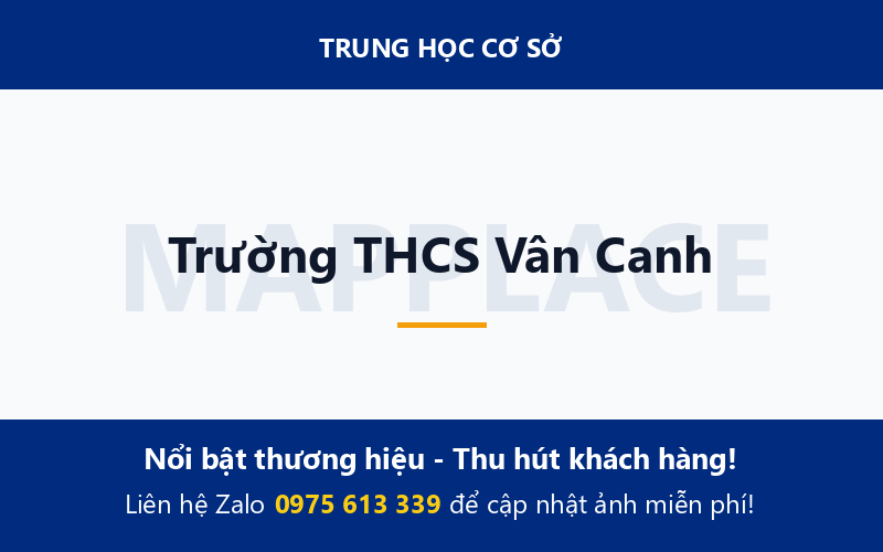 Trường THCS Vân Canh