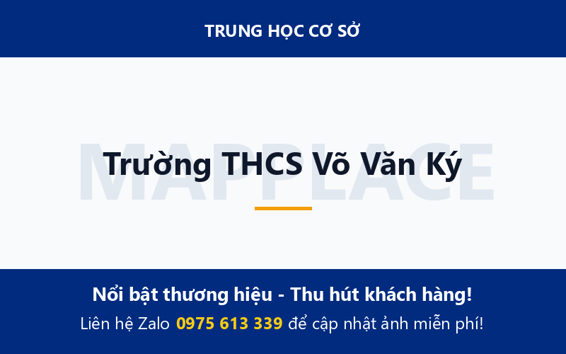Trường THCS Võ Văn Ký