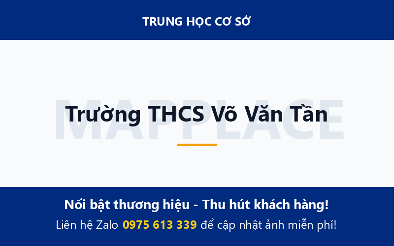Trường THCS Võ Văn Tần