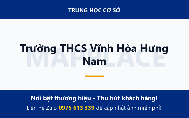 Trường THCS Vĩnh Hòa Hưng Nam