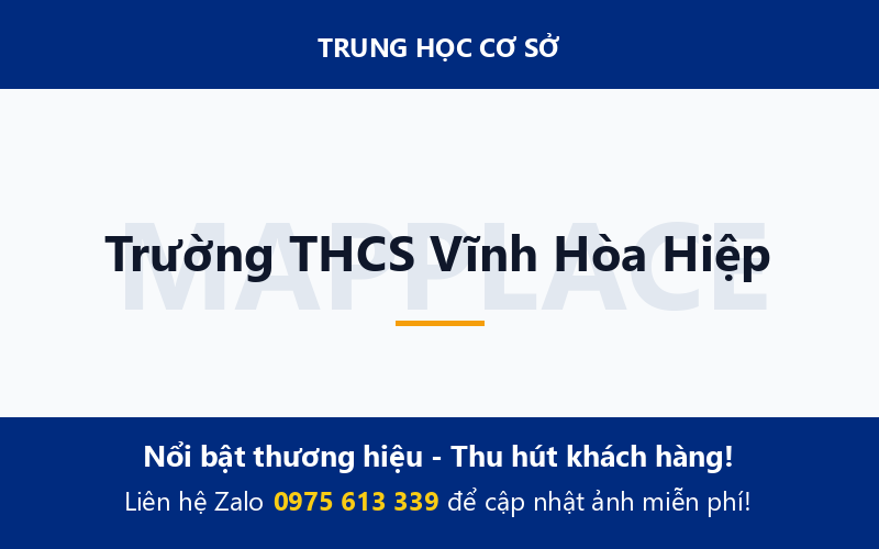 Trường THCS Vĩnh Hòa Hiệp