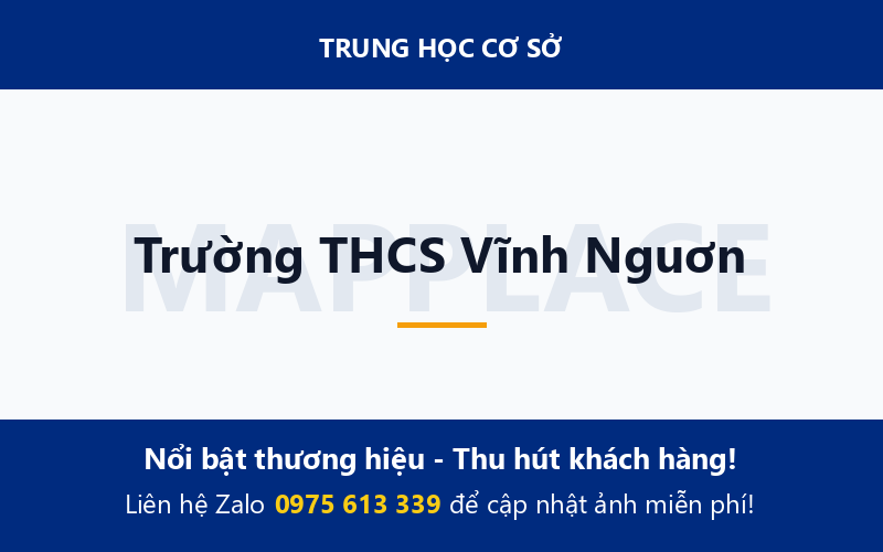 Trường THCS Vĩnh Nguơn