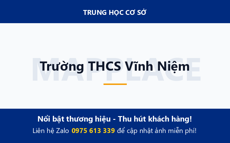 Trường THCS Vĩnh Niệm