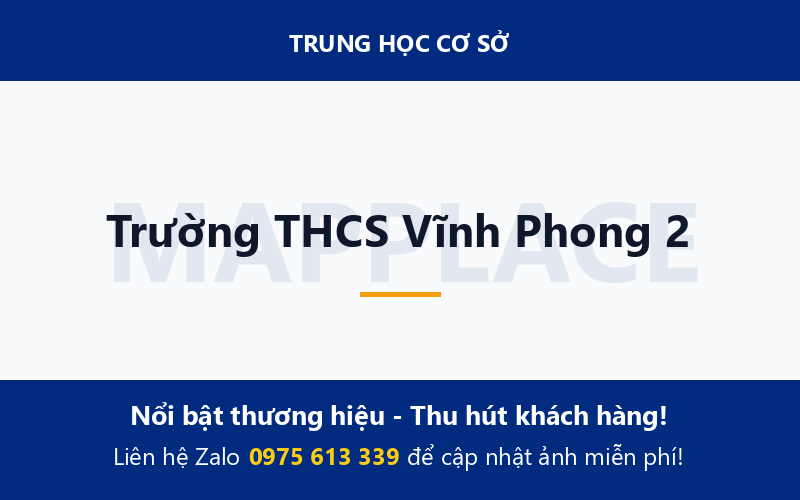 Trường THCS Vĩnh Phong 2