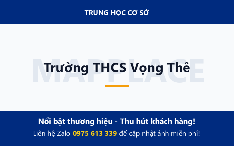 Trường THCS Vọng Thê