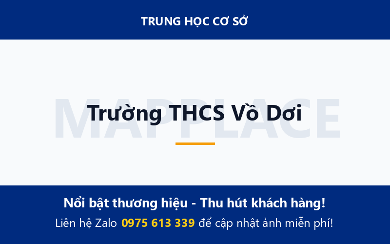 Trường THCS Vồ Dơi