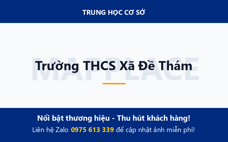 Trường THCS Xã Đề Thám