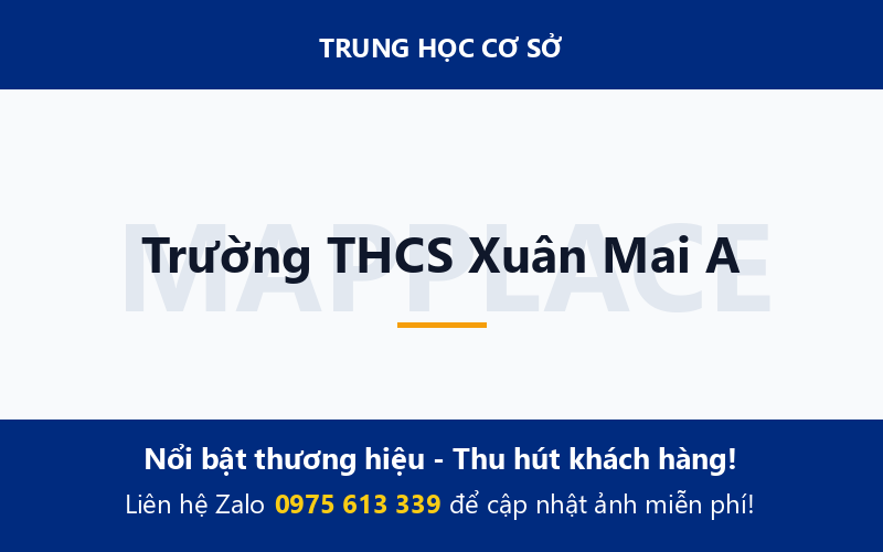 Trường THCS Xuân Mai A