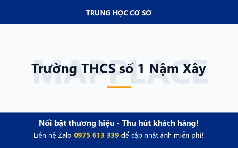 Trường THCS số 1 Nậm Xây