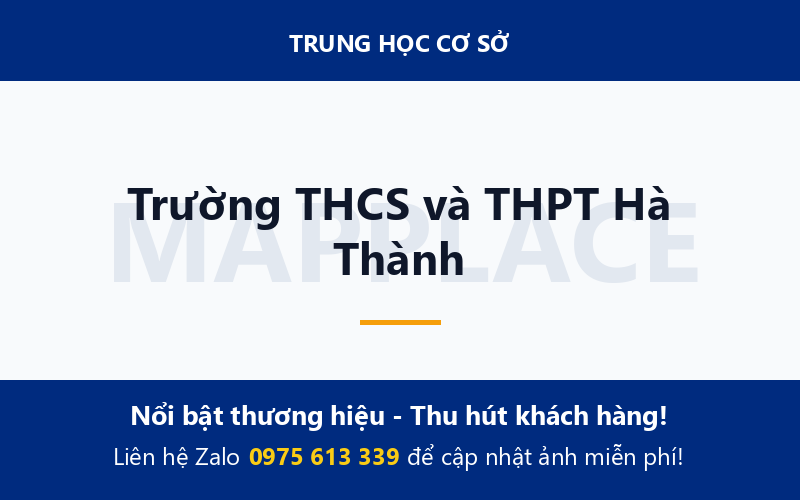 Trường THCS và THPT Hà Thành