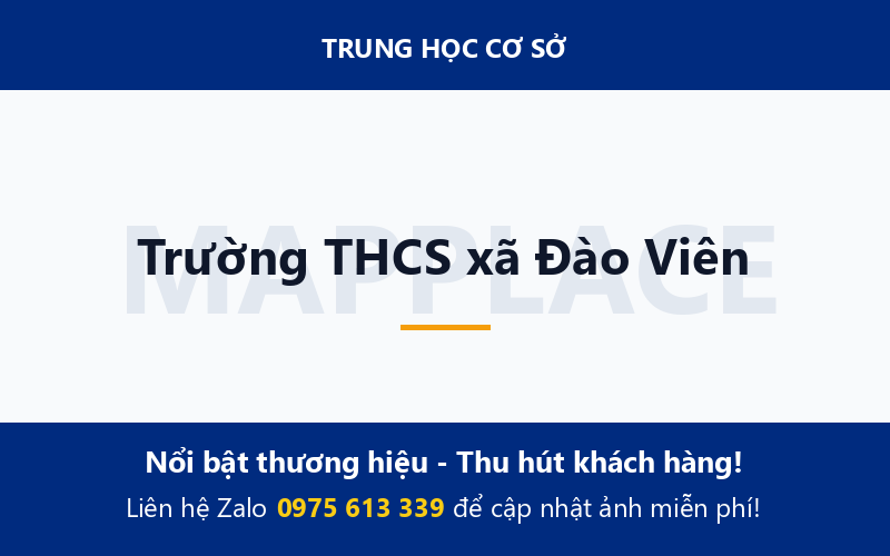 Trường THCS xã Đào Viên