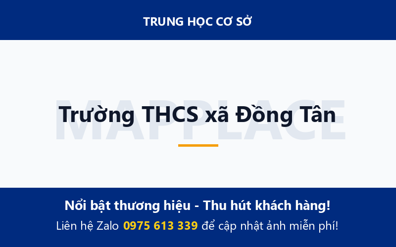 Trường THCS xã Đồng Tân