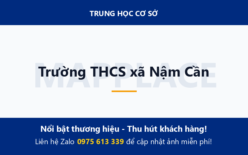 Trường THCS xã Nậm Cần