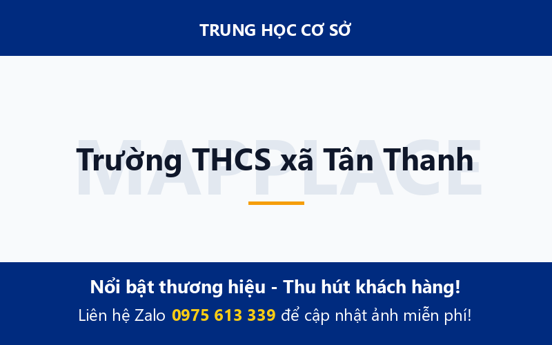 Trường THCS xã Tân Thanh