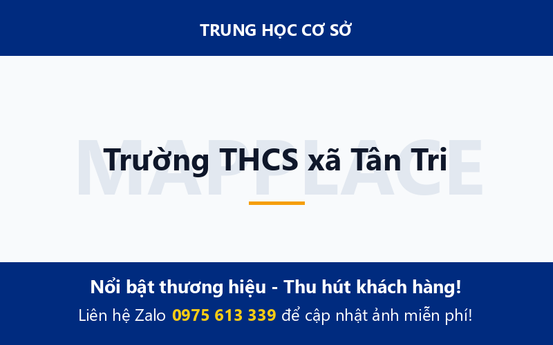 Trường THCS xã Tân Tri