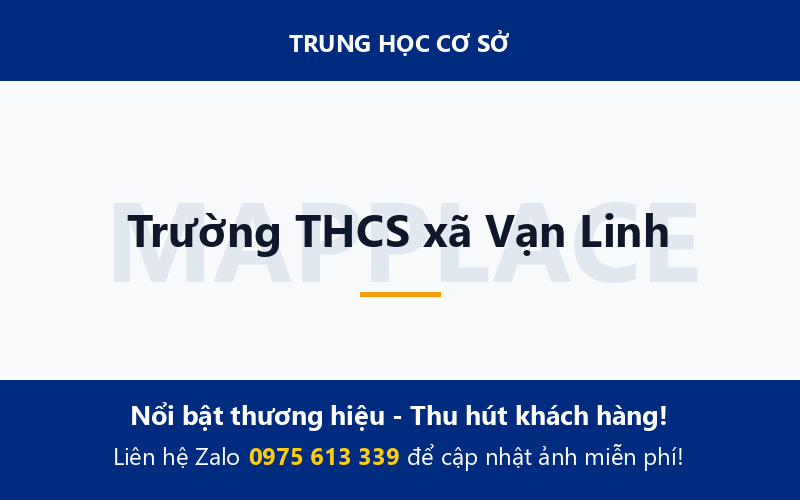 Trường THCS xã Vạn Linh