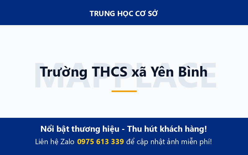 Trường THCS xã Yên Bình