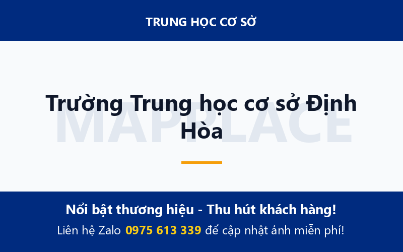 Trường Trung học cơ sở Định Hòa