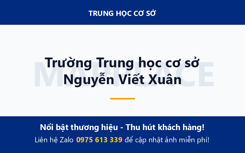 Trường Trung học cơ sở Nguyễn Viết Xuân