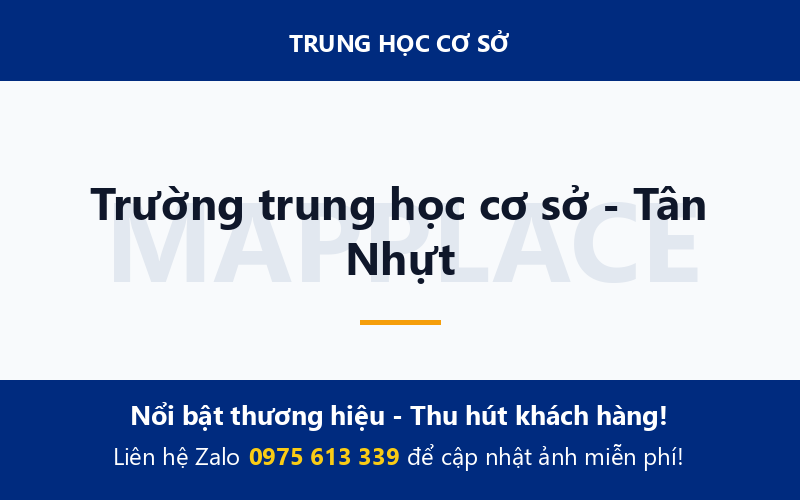 Trường trung học cơ sở - Tân Nhựt