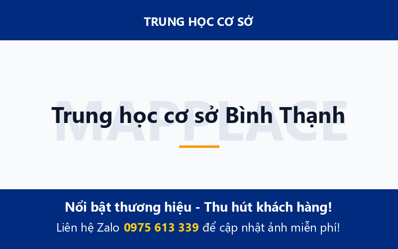 Trung học cơ sở Bình Thạnh