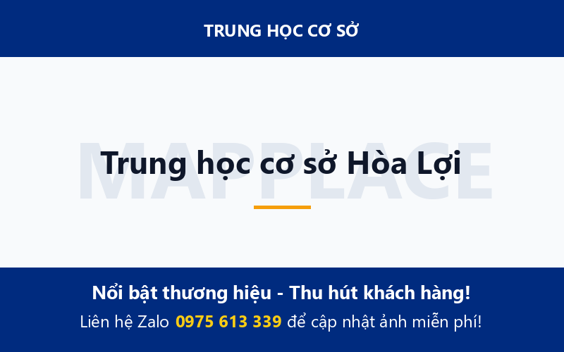 Trung học cơ sở Hòa Lợi