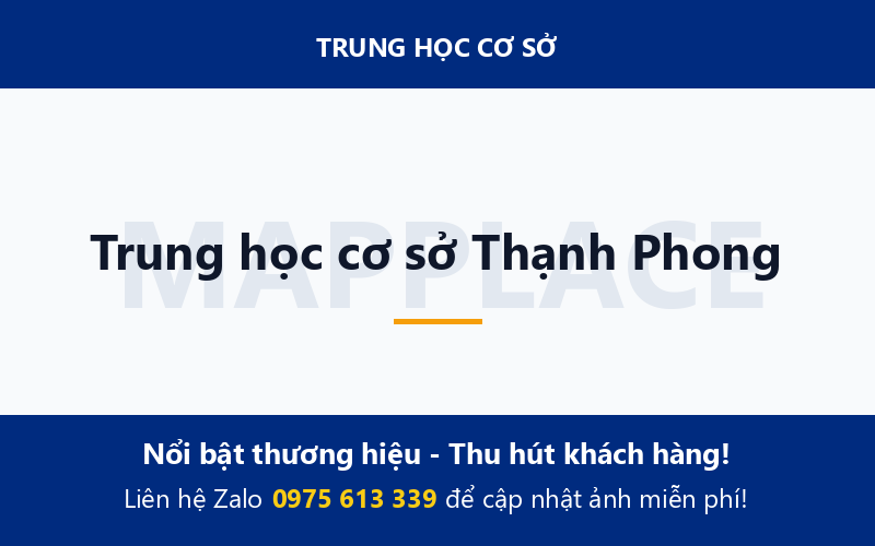 Trung học cơ sở Thạnh Phong