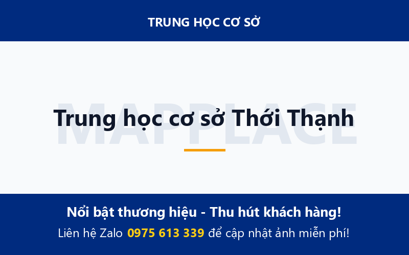 Trung học cơ sở Thới Thạnh