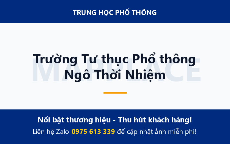 Trường Tư thục Phổ thông Ngô Thời Nhiệm