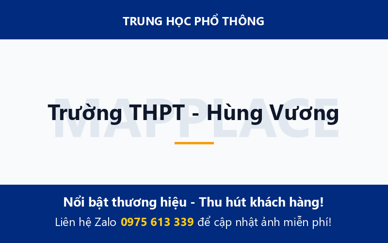 Trường THPT - Hùng Vương