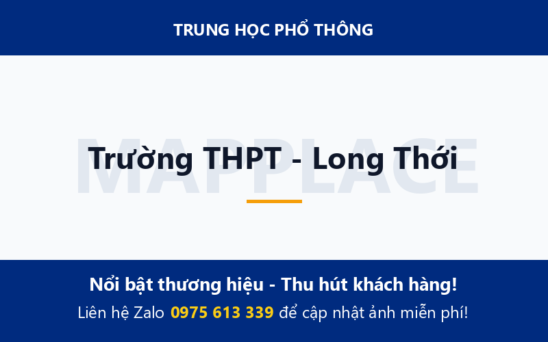 Trường THPT - Long Thới