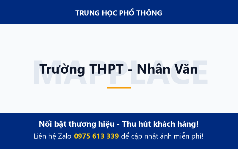 Trường THPT - Nhân Văn