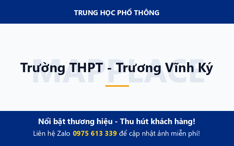 Trường THPT - Trương Vĩnh Ký