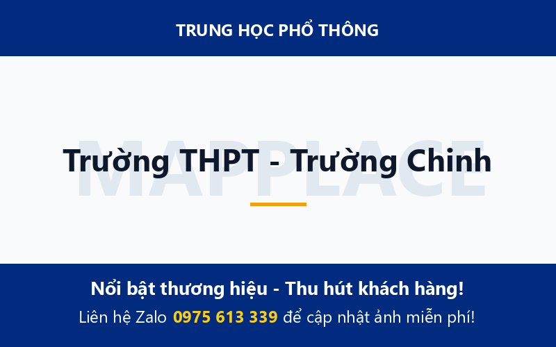 Trường THPT - Trường Chinh
